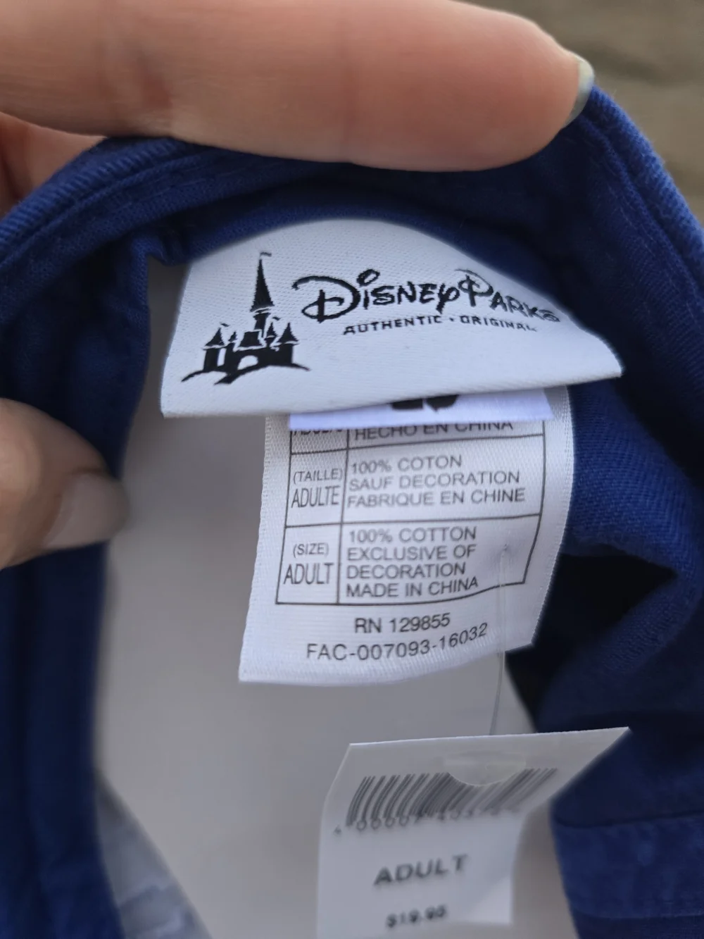 Disney baseball hat